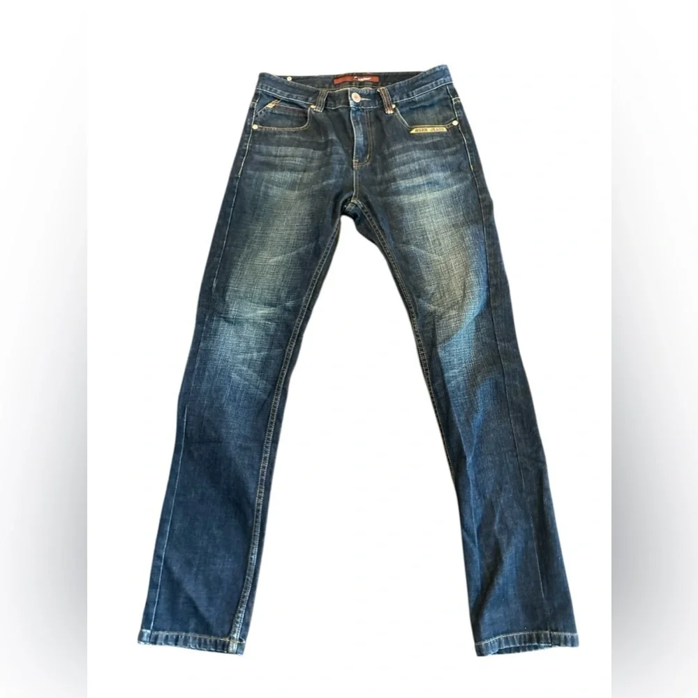 BSB2 Men's Straight Jeans Size 32 x33‎ Faded Blue Wash Denim